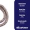 The Bead Chest Antique Silver Flat Disk Heishi Beads (8mm), 15" Strand, Handmade for Jewelry Making & Crafts | Approximately 800 Beads